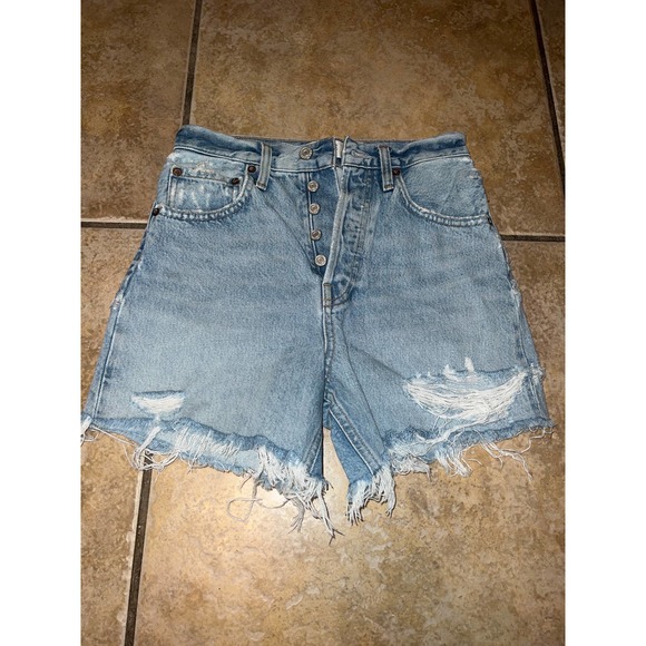 Agolde Pants - Agolde Jeans Riley Shorts Size 24